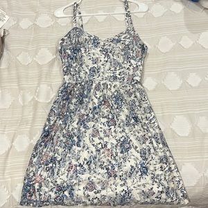 Short lace multicolor dress
